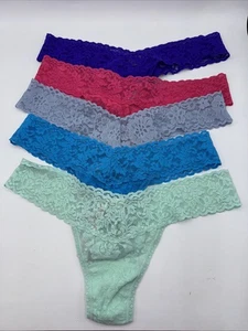 Hanky Panky Women's 5 Pack Low Rise Thong Underwear -One Size - MSRP $108 NWOT - Picture 1 of 7