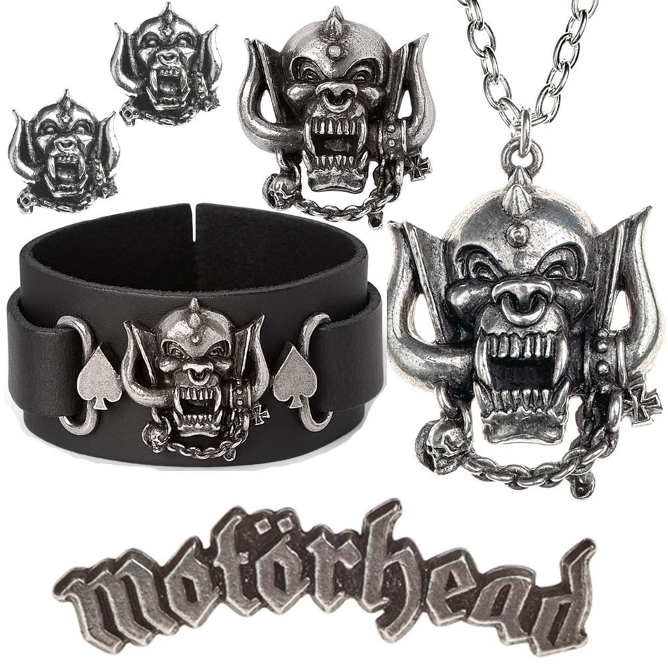 Alchemy England Motorhead Warpig Pendant Earrings Pin Badge Bracelet Wriststrap - Image 1 of 1