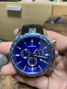 Edox Grand Ocean Diver's Chronograph Watch - No Accessories - Used - Picture 1 of 4