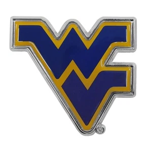Flying WV Navy Chrome Auto Emblem - Bild 1 von 1
