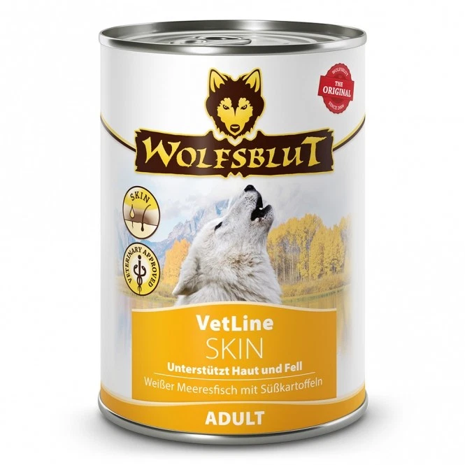 Nassfutter 6 x VetLine Skin Coat Futter für gesunde Haut und glänzendes Fell - Bild 1 von 1