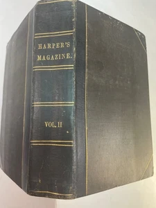 Original Harper's New Monthly Magazine Volume II Dec 1850 to May 1851 - Picture 1 of 6
