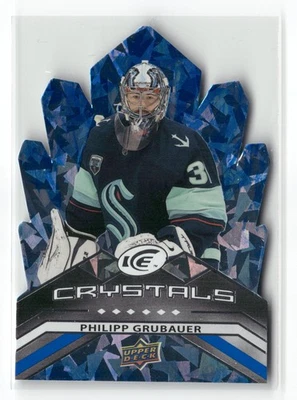 2021-22 Upper Deck Ice #IC-26 Philipp Grubauer Ice Crystals - Image 1 of 2