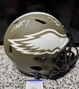 Casco de representante de tamaño completo firmado por MICHAEL VICK PHILADELPHIA EAGLES S2S con certificado de autenticidad PSA - Imagen 1 de 5