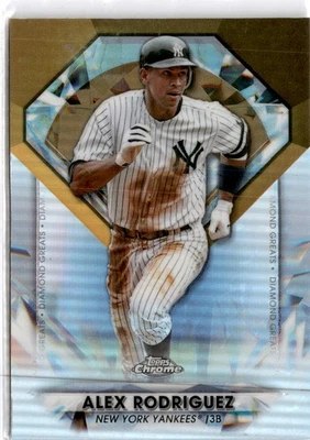 2022 Topps Chrome Update #DGC-67 Alex Rodriguez Diamond Greats Die Cuts - Image 1 of 2