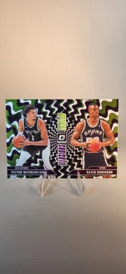Ilusiones ópticas Donruss 2024-25 David Robinson/Victor Wembanyama #5 Foto 1 de 2