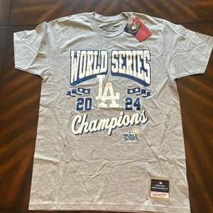 NWT Los Angeles Dodgers 2024 World Series Champions MLB Baseball T-shirt Medium - Picture 1 of 5