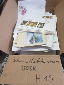 Belegefundgrube 350 FDCS Ersttagsbriefe Briefe Belege Schweiz Liechtenstein H15 - Bild 1 von 7