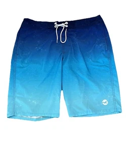 Hollister Badehose Blau Ombré Board/Shorts Epic Flex Stretch Herren 34 Taille - Bild 1 von 13