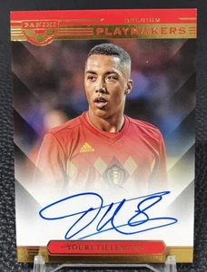 2019 Panini Soccer Youri Tielemans On Card Auto Belgium Case Hit - Picture 1 of 2