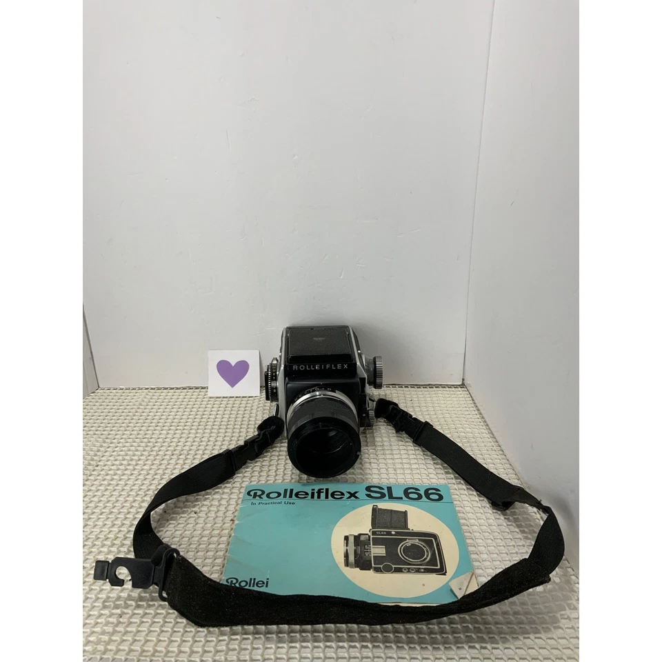 Cámara réflex (SLR) lente Rolleiflex SL66 con manual solo piezas no probadas Foto 1 de 4