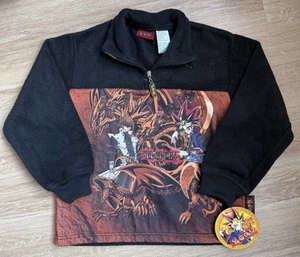 NWT Vintage Kids Y2K Yu-Gi-Oh! Pullover 1996 Size 5/6 - Picture 1 of 2
