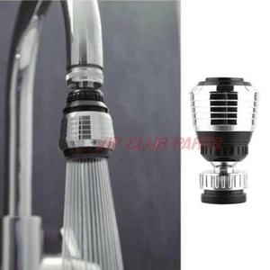 360° Swivel Wassersparhahn Belüfter Diffusor Wasserhahn Düse Filter Adapter - Bild 1 von 9