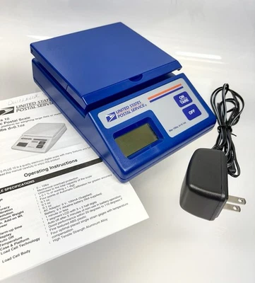 USPS Postal Service Scale Digital 10 Lb Max AC Adapter Battery Operated Weigh - Image 1 of 4