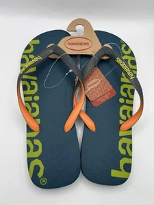 Havaianas Herren Flip Flop US:11-12 UK:10-11 EU:45-46 Blau und Orange - Bild 1 von 3