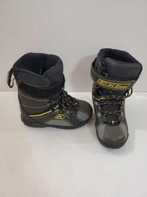 Ботинки для снегохода KLIM адреналин размер 7 черные/желтые - Изображение 1 из 4