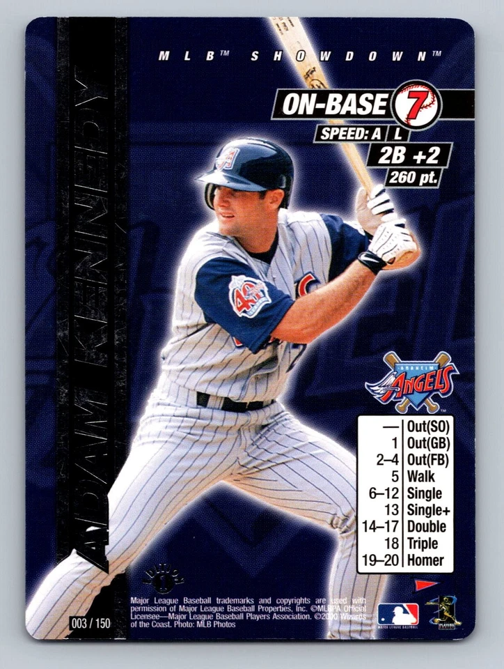 2000 MLB Showdown Pennant Run 1st Edition Adam Kennedy #003 - Image 1 of 2