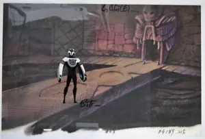 BATMAN BEYOND Series SHRIEK OPC Prod CEL S45 (END) HAND SIGNED Bruce Timm COA - Picture 1 of 4