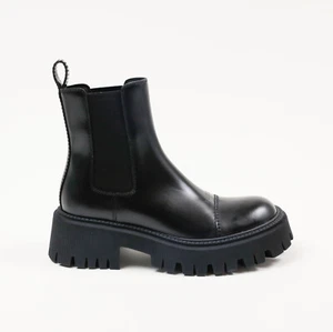 Balenciaga Women Tractor Boots Black Size 38EU/8US - Picture 1 of 8
