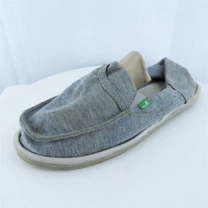 Sanuk Damen Slipper grau Stoff Slipper Größe 10 Medium (B, M) - Bild 1 von 10