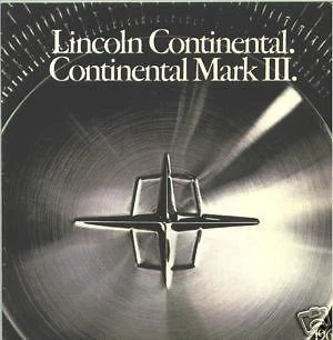Folleto de ventas de Lincoln Continental y Mark III 1969 Foto 1 de 1