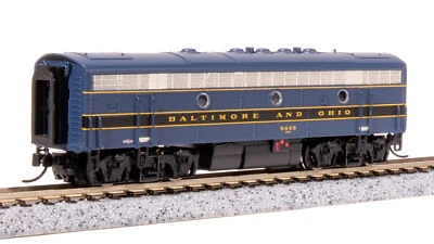 Broadway Limited 7767 N B&O EMD F7B Blue, Black, Gold Diesel Locomotive #5456 - Image 1 of 4