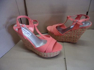 Madden Girl Heidi Women's Coral Platform Wedges - Image 1 of 4