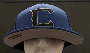The Game A-Flex Lions Fitted Cap Hat Sz. M New Blue/Black - Picture 1 of 6