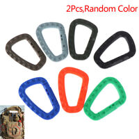 5PC aluminum carabiner D-ring keychain clips snaphook karabiner camping keyri kE