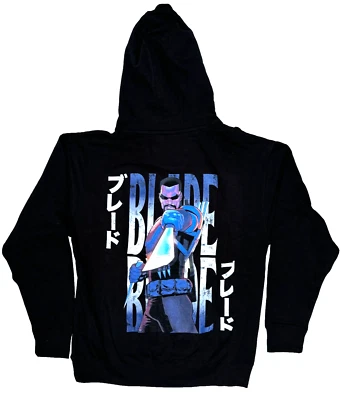 Marvel Blade Men's Black Hoodie Sweater Pullover Sizes Med/LG Available - Image 1 of 4