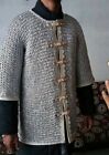 Camicia medievale in cotta di maglia di alluminio Armatura vichinga Cotta di mag
