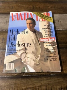 VANITY FAIR MAGAZINE JANUARY 1995 MICHAEL DOUGLAS FULL DISCLOSURE KIRK'S LEGACY - Foto 1 di 2