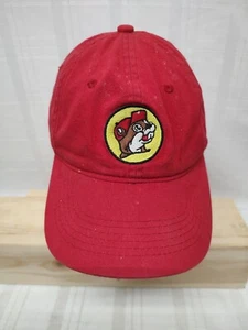 Bucees Hat Gas Station Red Beaver Cotton Hat Cap Adjustable Youth Buc-ee's - Picture 1 of 9