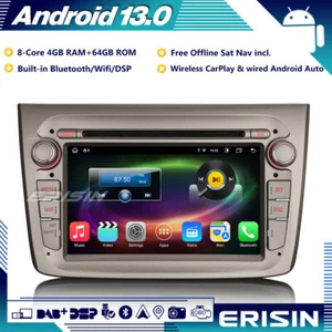 8-Core Android 14 Autoradio GPS Navi per Alfa Romeo Mito DAB+CarPlay RDS USB DVD - Imagen 1 de 20