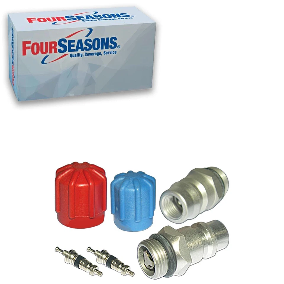 4 Seasons A/C System Valve Core and Cap Kit For 1994-2005 Buick LeSabre - Image 1 of 2