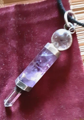 Ametista  Arg.925 Talismano del'900. - Immagine 1 di 4