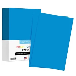 11 x 17" Blue Bright Colored Paper - Regular 24lb Paper - 500 Sheets - Picture 1 of 1