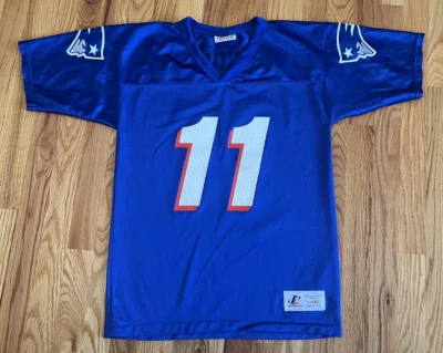 Camiseta deportiva vintage Drew Bledsoe NFL New England Patriots logotipo juvenil 14-16 Foto 1 de 4