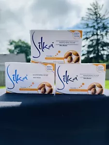 Silka Moisturizing Milk Soap with Shea Butter Hydrating Anti-Acne - Pack of 3 - Picture 1 of 7