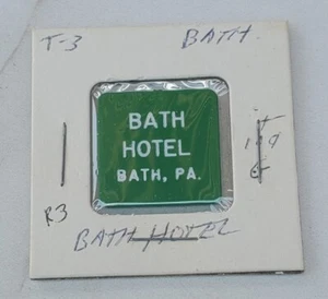Bath Hotel ~ Bath, PA ~ gut für 10c In Trade Token R3 ~ gf3169 - Bild 1 von 4
