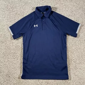 Polo da uomo Under Armour ingranaggi caldi sciolti blu navy piccola - Foto 1 di 10