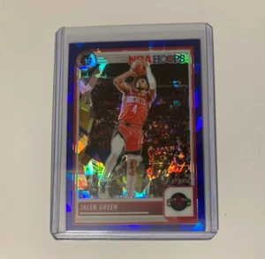 2023-24 Panini Nba Hoops Premium Stock - Jalen Green #5 Blue Ice Prizm /99 - Picture 1 of 3