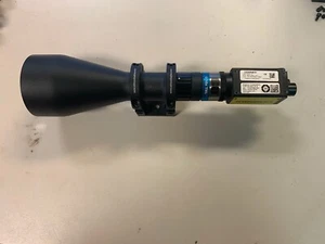 COGNEX CAMARA P/N 825-0201-1RJ CON OTTICA TELECENTRICA EDMUNDS P/N 56675 - Foto 1 di 3