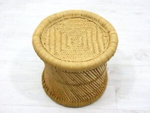 Natural Handmade Bamboo Stool/mudda for Garden Home furniture Eco-friendly