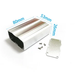 Scatola estrusa per strumenti custodia per progetto custodia in alluminio lega fai da te 53*26*80 mm - Foto 1 di 8