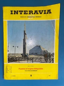 Interavia Luftfahrtzeitschrift 1955 Ferngesteuerte Raketen - Sowjetische Flugzeuge - Bild 1 von 1