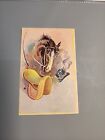Old Gold Coffee Card Trade Victorian Ad Horses