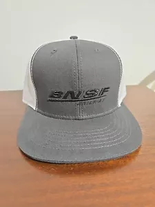 BNSF Railroad Wide Brim Tall Embroidered Dark Gray Hat Engineer Snapback New - Picture 1 of 6