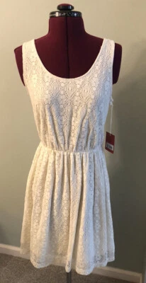 Mossimo Crema Solero Talla Mediana JUNIORS Sin Mangas Nuevo Con Etiquetas Primavera Verano Vacaciones Foto 1 de 4