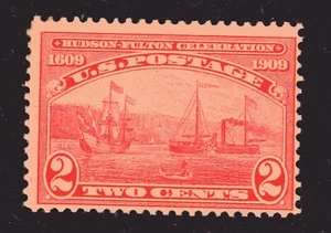 EE. UU. SELLO #372 --- HUDSON-FULTON -- 1909 -- COMO NUEVO - Imagen 1 de 2